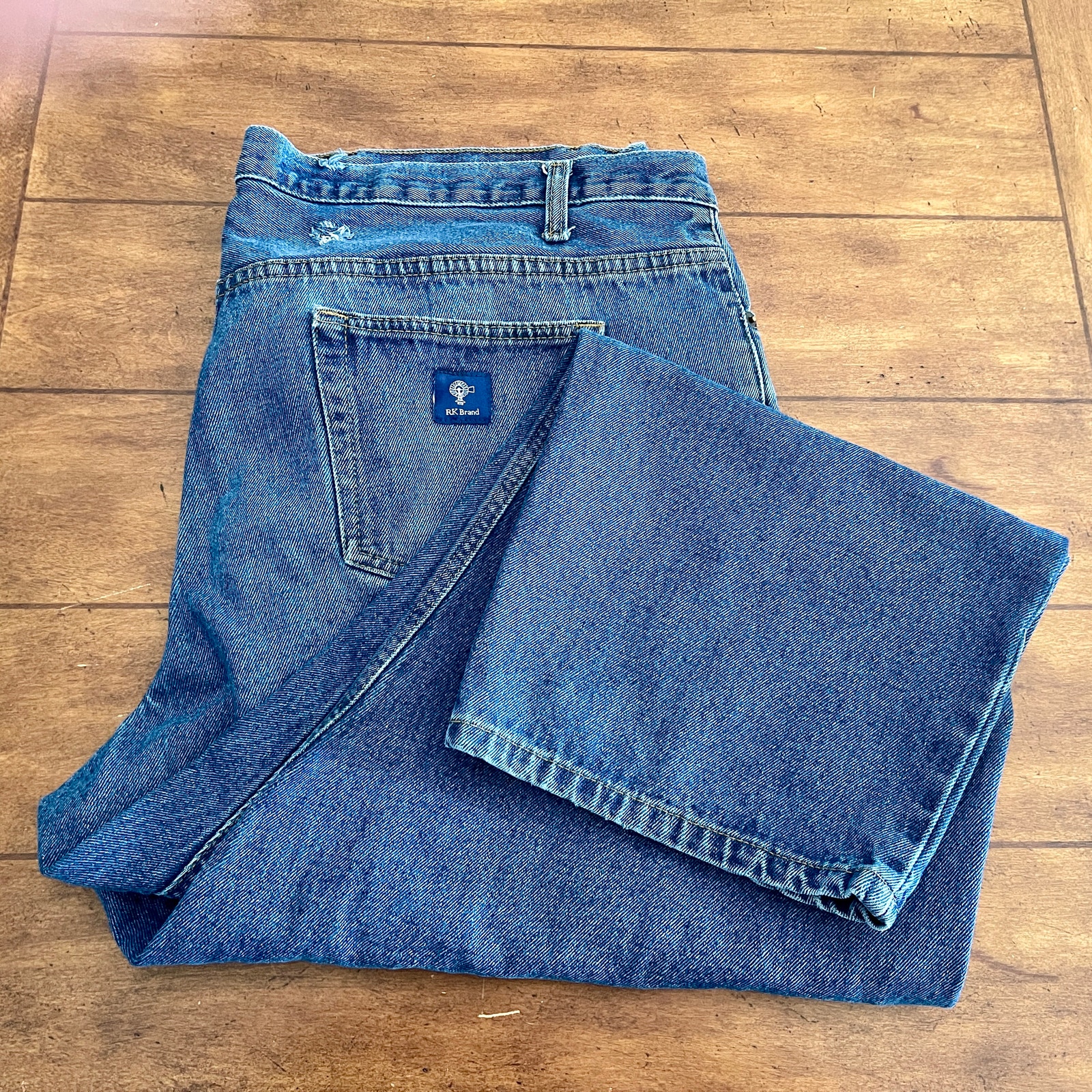 Rk Brand Work Wear Denim Jeans Mens 46 X 30  A54